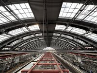 Innenansicht Gleishalle