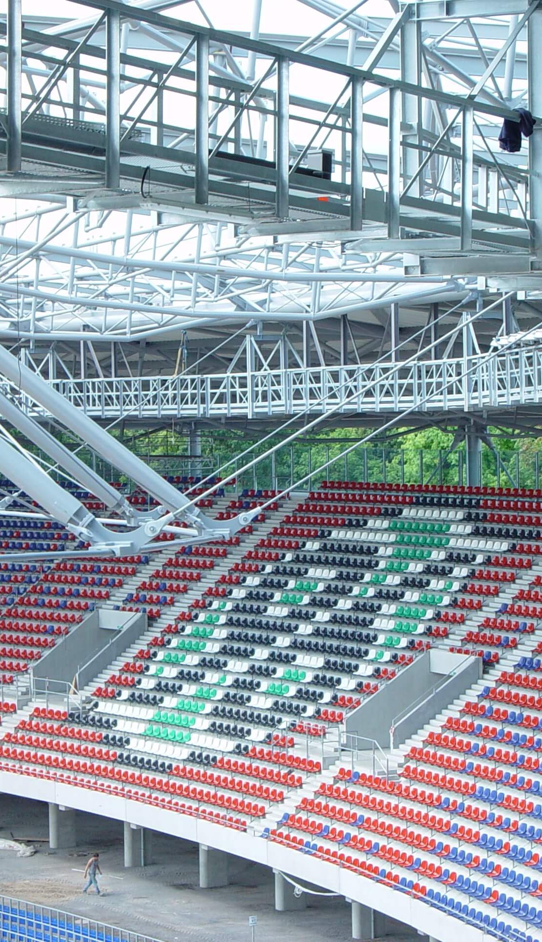 Sicht auf Tribüne Heinz von Heiden-Arena, Hannover