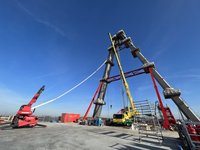 Einbau von Litzenseilen 