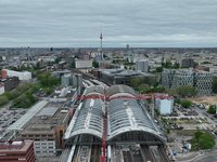 Dächer des Berliner Ostbahnhofs
