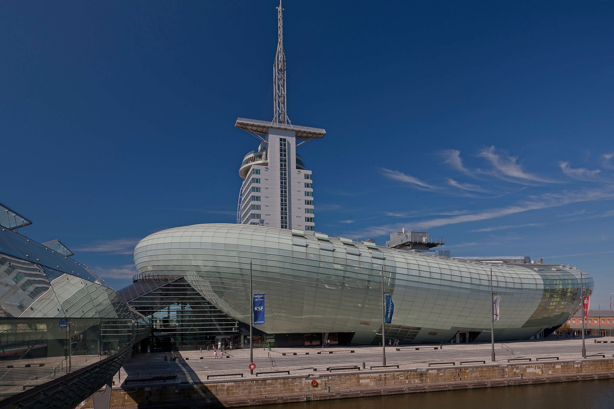 Exterior view of Klimahaus 8° Ost in Bremerhaven