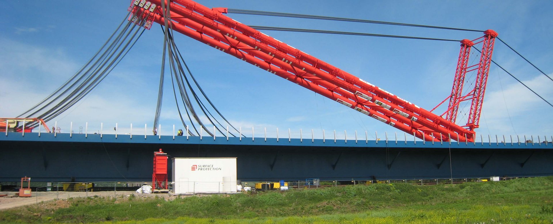 Seitenansicht der Hochmoselbrücke