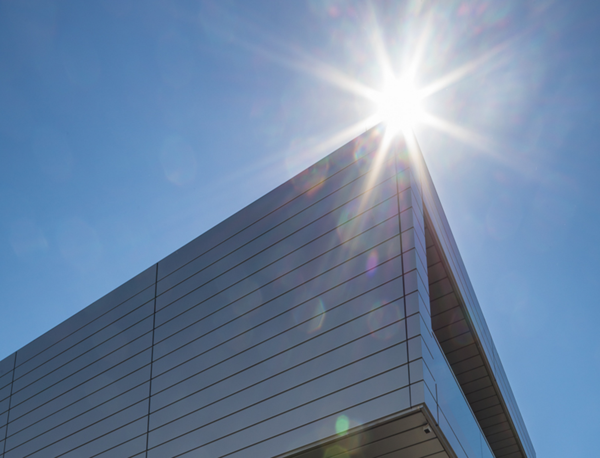 Teilansicht des Bürogebäudes "Space Cube"